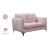 Poppy Velvet Loveseat