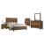 Morales Wood Panel Bedroom Set