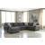 Ambee Fabric Left 3-Piece Sectional w/Chaise