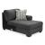 Ambee Fabric Right 3-Piece Sectional w/Chaise