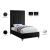Via Velvet Twin Size Bed
