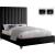 Via Velvet Queen Size Bed