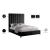 Via Velvet Queen Size Bed