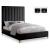 Via Velvet King Size Bed