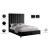 Via Velvet King Size Bed