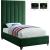 Via Velvet Twin Size Bed