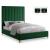 Via Velvet King Size Bed