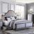 House Beatrice Fabric/Wood Panel Bed, Queen Size