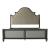 House Beatrice Fabric/Wood Panel Bed, California King Size