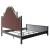 House Beatrice Fabric/Wood Panel Bed, Queen Size
