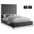 Via Velvet Queen Size Bed