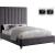 Via Velvet King Size Bed