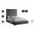 Via Velvet King Size Bed