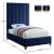 Via Velvet Twin Size Bed