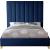 Via Velvet Queen Size Bed