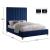 Via Velvet Queen Size Bed