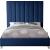 Via Velvet King Size Bed