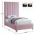 Via Velvet Twin Size Bed