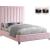 Via Velvet Queen Size Bed