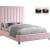 Via Velvet King Size Bed