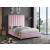 Via Velvet King Size Bed