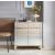 Osma 97432 Mirrored/Gold Cabinet/Console Table