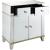 Osma 97432 Mirrored/Gold Cabinet/Console Table