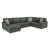 Edenfield 3-Piece Polyester U-Shaped Sectional Sofa w/Left Arm Chaise Facing