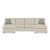 Edenfield 3-Piece Polyester U-Shaped Sectional Sofa