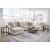 Edenfield 3-Piece Polyester U-Shaped Sectional Sofa w/Left Arm Chaise Facing