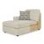 Edenfield 3-Piece Polyester U-Shaped Sectional Sofa w/Left Arm Chaise Facing