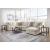 Edenfield 3-Piece Polyester U-Shaped Sectional Sofa w/Right Arm Chaise Facing