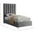Enzo Velvet Twin Size Bed