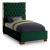 Lana Velvet Twin Size Bed