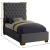 Lana Velvet Twin Size Bed