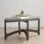 Cascade Concrete Top Cocktail Set | Rustic Brown Finish