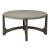 Cascade Round Concrete Top Cocktail Set | Rustic Brown