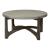 Cascade Round Concrete Top Cocktail Set | Rustic Brown