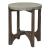 Cascade Concrete Top Cocktail Set | Rustic Brown Finish