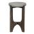 Cascade Round Concrete Top Cocktail Set | Rustic Brown