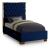 Lana Velvet Twin Size Bed