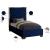 Lana Velvet Twin Size Bed