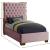 Lana Velvet Twin Size Bed