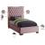 Lana Velvet Twin Size Bed