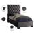 Lexi Velvet Twin Size Bed