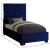 Lexi Velvet Twin Size Bed
