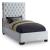 Lexi Velvet Twin Size Bed
