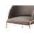 Onyx Velvet Dining Chair w/Gold Legs