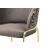 Onyx Velvet Dining Chair w/Gold Legs