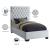 Lexi Velvet Twin Size Bed